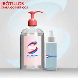 RÓTULOS PARA COSMETICOS Vinil Adesivo  4x0 Brilho ou Fosco Com Recorte 